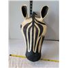 Image 3 : Zebra head paper mache wall decor. Handmade in Haiti.