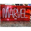 Image 4 : USB light up Marvel sign & fleece Marvel action figure blanket.