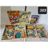 Image 1 : Group of vintage DC Superman comics.