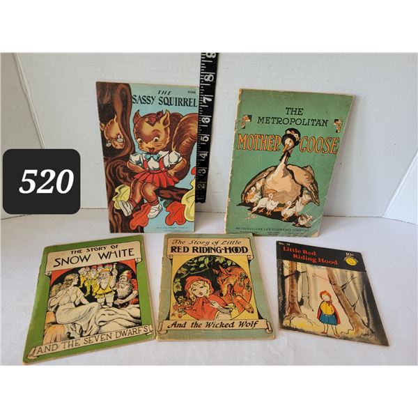 Vintage children's story books.