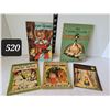Image 1 : Vintage children's story books.