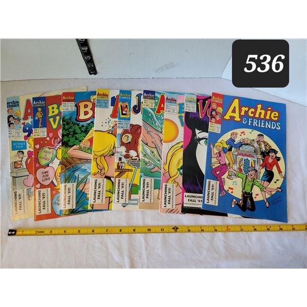 Fall launch 1997 Archie series Vol.1 comics 1-10
