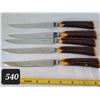 Image 1 : Vtg.. Glo-Hill steak knives. Bakelite handles.