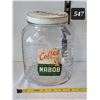 Image 1 : Large midcentury Nabob Coffee jar.