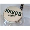 Image 2 : Large midcentury Nabob Coffee jar.