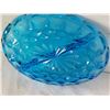 Image 3 : Vintage Anchor Hocking divided laser blue candy/ nut dish.