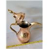 Image 2 : Vintage copper & brass Dallah. Traditional Arabic coffee maker.