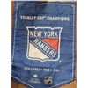 Image 3 : 2 Stanley Cup Champions pennants. 33” high X 23” wide.