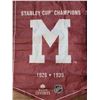 Image 3 : 2 Stanley Cup Champions pennants. 33”H X 23”W