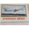 Image 2 : Canada 3000 jet model & playing card. Vtg. American Airlines cutlery.