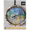 Image 1 : Train clock. Lights & sound.