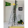 Image 1 : John Deere windmill & tractor photo holder.