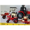 Image 2 : Vintage Corgi Tractor & Ertl International metal tractors & wagon.