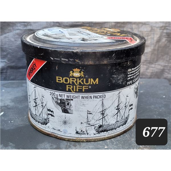 Vintage Borkum Riff. Bourbon whiskey flavored tobacco
