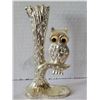 Image 2 : Vtg. Owl  earring stand. 4 pr. 925 silver earrings.