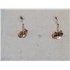 Image 3 : 10K gold cameo earrings.