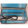 Image 3 : Stained glass trinket box with beads & dragon charm bracelet