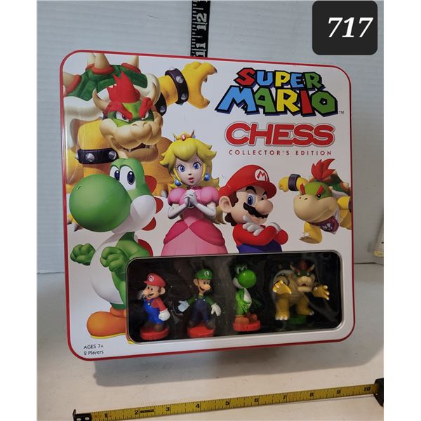 Super Mario Chess game. Unique character game pieces.