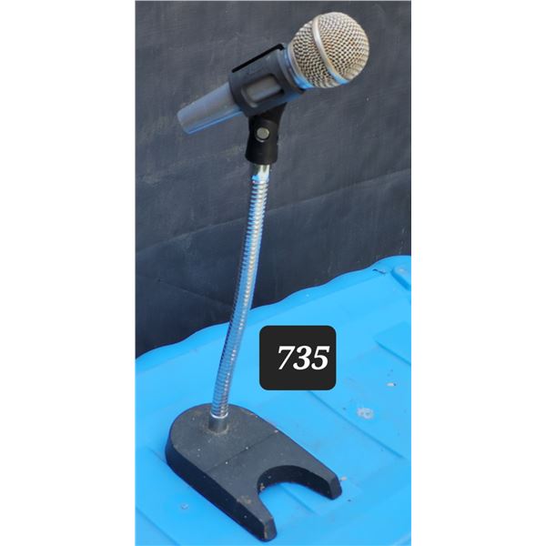 Table top microphone & stand.