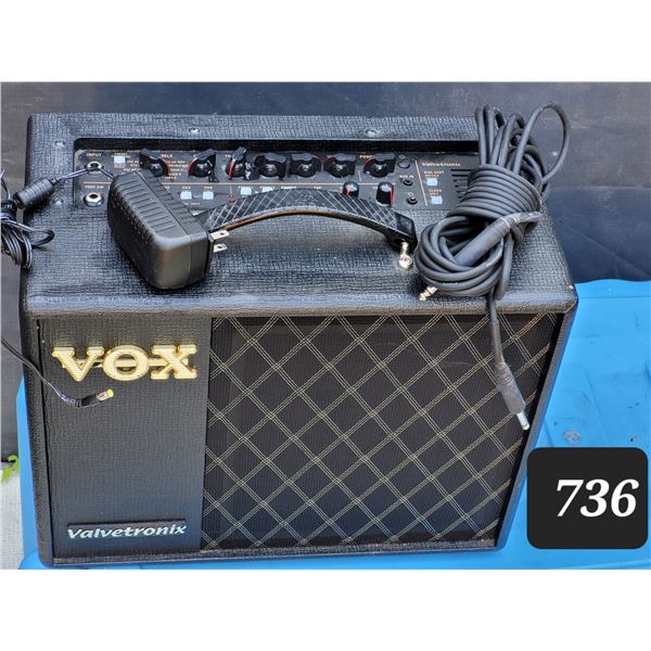 Vox valvetronix amplifier.