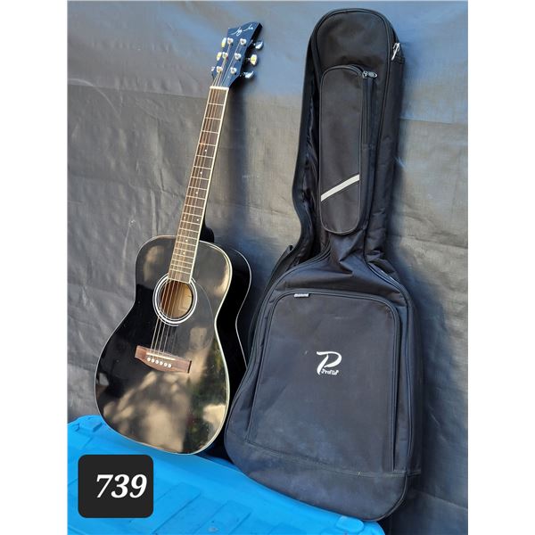 Jay-Ln Acoustic guitar & case.
