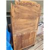 Image 8 : Very nice Antique, router designed secretary desk with drawer & lower display case. Glass Damaged Up