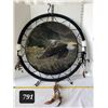 Image 1 : Large Dreamcatcher. Eagle painting on velvet.