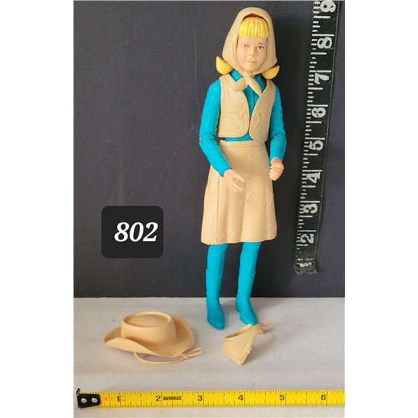 1960's Marx “Best of the West” Josie West action figure & accessories.