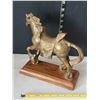 Image 6 : Antique Rare find, highly sought after, Copper/ brass Chetak horse statue. Majestic symbol of streng