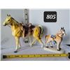 Image 1 : Vintage ceramic horse figurines. Made in Japan.
