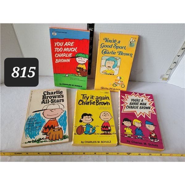 1960's- '70's Charlie Brown comic books.