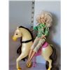 Image 3 : Barbie dolls on horse back.
