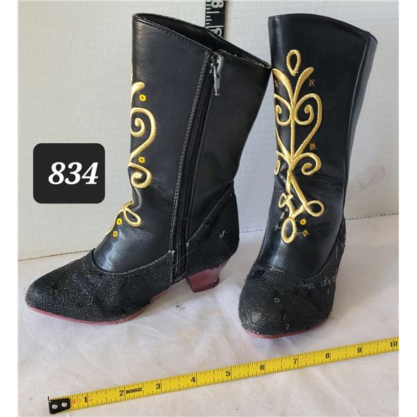 Disney Youth, sequined boots.