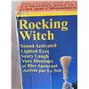 Image 4 : Rocking, sound activated, cackling witch.