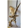 Image 3 : Large solid Brass eagle. Repaired.
