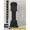 Image 1 : Vintage cast iron Grandfather clock coin bank.