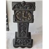 Image 2 : Vintage cast iron Grandfather clock coin bank.