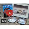 Image 1 : Volkswagen Beetle hubcaps & framed photo.