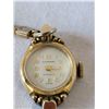 Image 2 : Vtg. Ladies Clairmont gold filled, manual wind watch. 17 jewel & swiss movement.