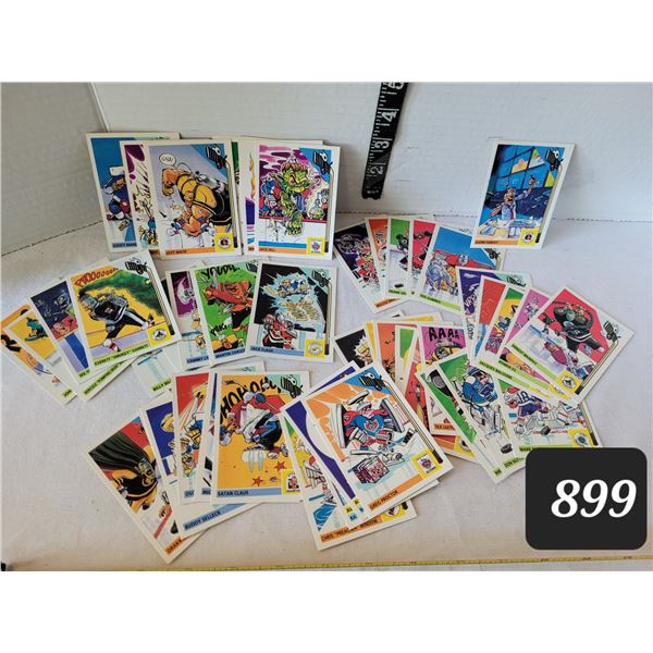 Vintage Hockey Freaks player cards.