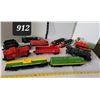 Image 1 : Group of trains. John Deere, Lionel engine, CN & CP. Some made in Hong Kong.