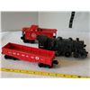 Image 3 : Group of trains. John Deere, Lionel engine, CN & CP. Some made in Hong Kong.