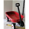Image 4 : Very small Radio Flyer wagon with plush Scooby-doo & Yogi bear.