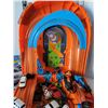 Image 4 : Hot Wheels racing set & many more cars.