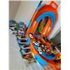 Image 6 : Hot Wheels racing set & many more cars.