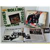 Image 1 : Rolling stones record album & book of facsimiles, photos & rare memorabilia.