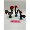 Image 1 : set of 3 Portugese rooster ornaments