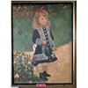 Image 1 : Wall art - Renoir reproduction 1876 Girl with Watering Can 18.75" x 24.5"