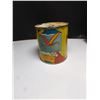 Image 3 : 1012.  VINTAGE PIGGYBANK, TIN CAN TYPE, GREAT GRAPHICS