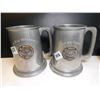 Image 1 : 1018.  2-1954 DOMINION DAY REGATTA, CLEAR BOTTOM MUGS, CULFONIA ENGLISH PEWTER